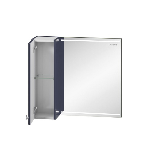 Шкаф зеркальный Edelform Нота 75, 700х630 мм, серый