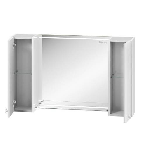 Шкаф зеркальный Edelform Нота 105, 1031х630 мм, белый
