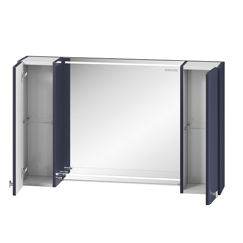 Шкаф зеркальный Edelform Нота 105, 1031х630 мм, серый