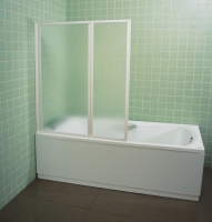 Шторка для ванны RAVAK VS2 105 1045х1400 профиль белый, стекло Grape
