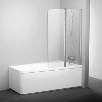 Шторка для ванны RAVAK 10CVS2-100 L 990х1500 левая, профиль белый, стекло Transparent